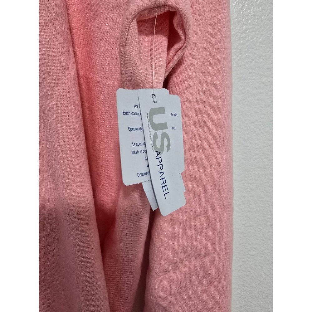 US APPAREL Woman's COZUMEL‎ MEXICO Pull over Sweatshirt In Pink Size Large - Picture 5 of 6